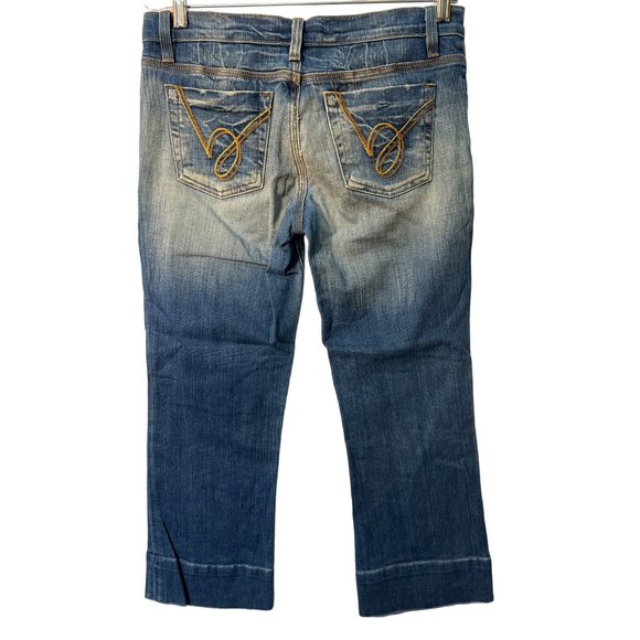 Vintage Bebe Washed Blue Denim Jeans Size 29 - Picture 4 of 7